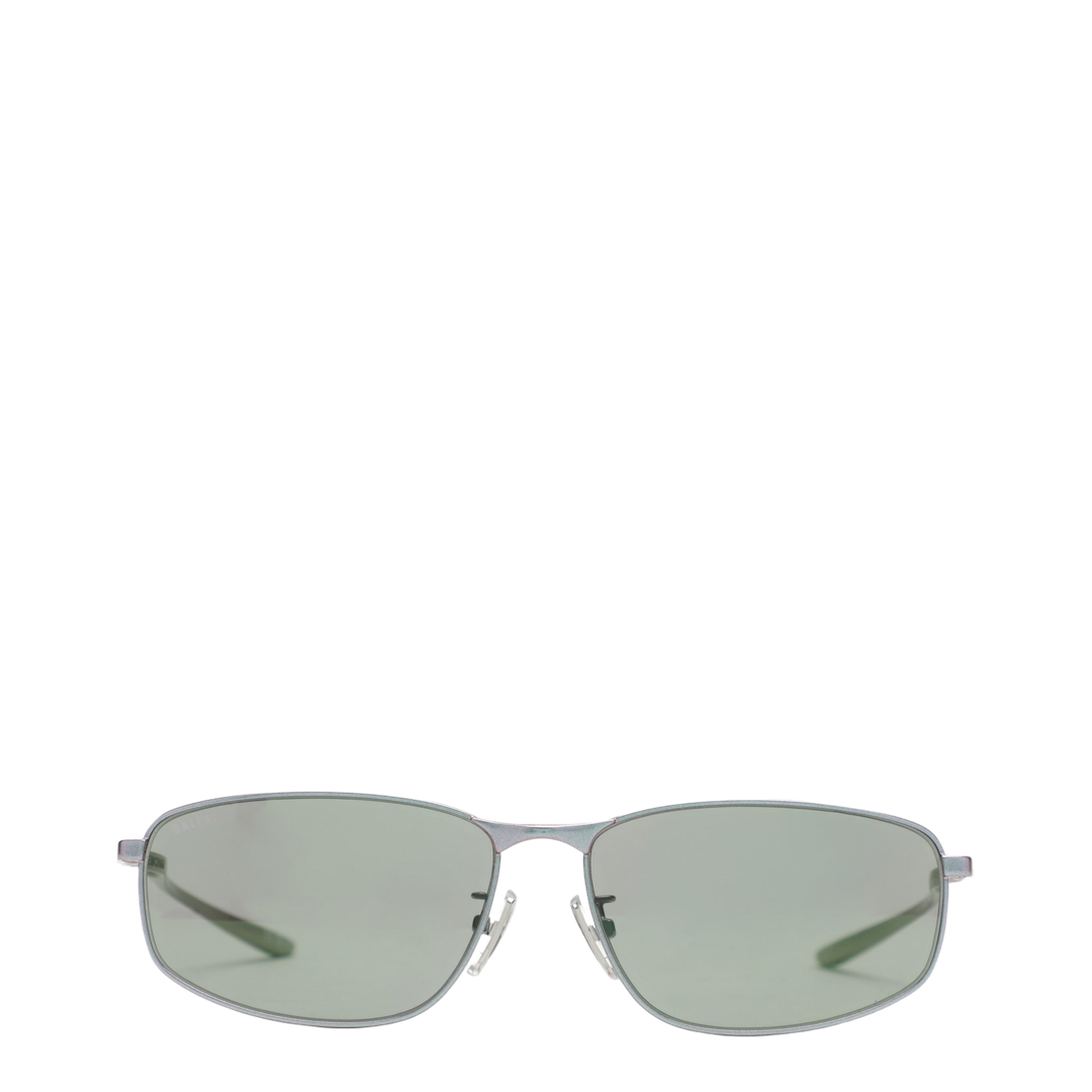 Rectangular Pink Metallic Sunglasses - Image 1