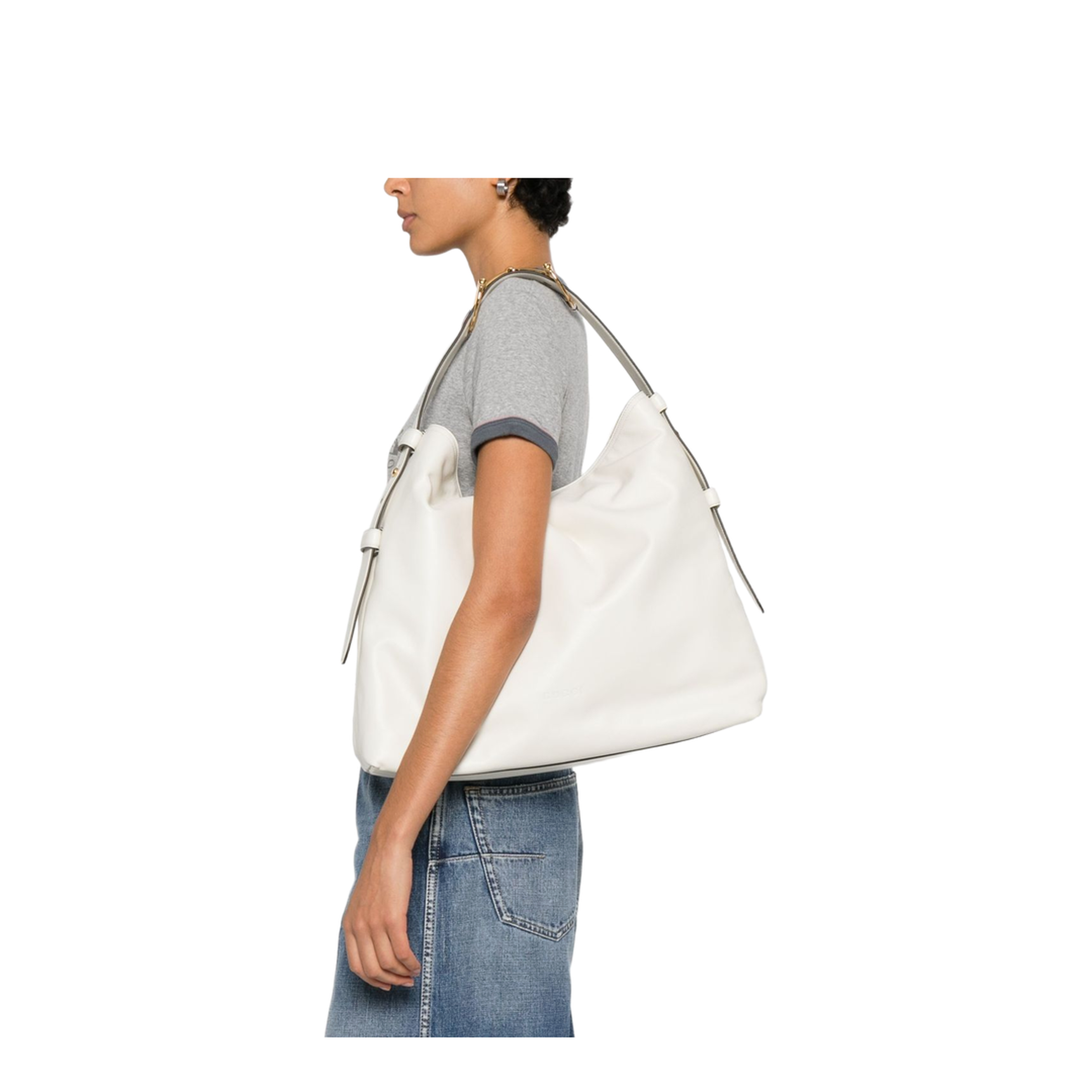 Beatrix Large Tote Bag White - Image 2