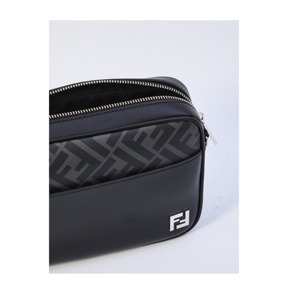 FF Leather Camera Bags - Black - Image 4