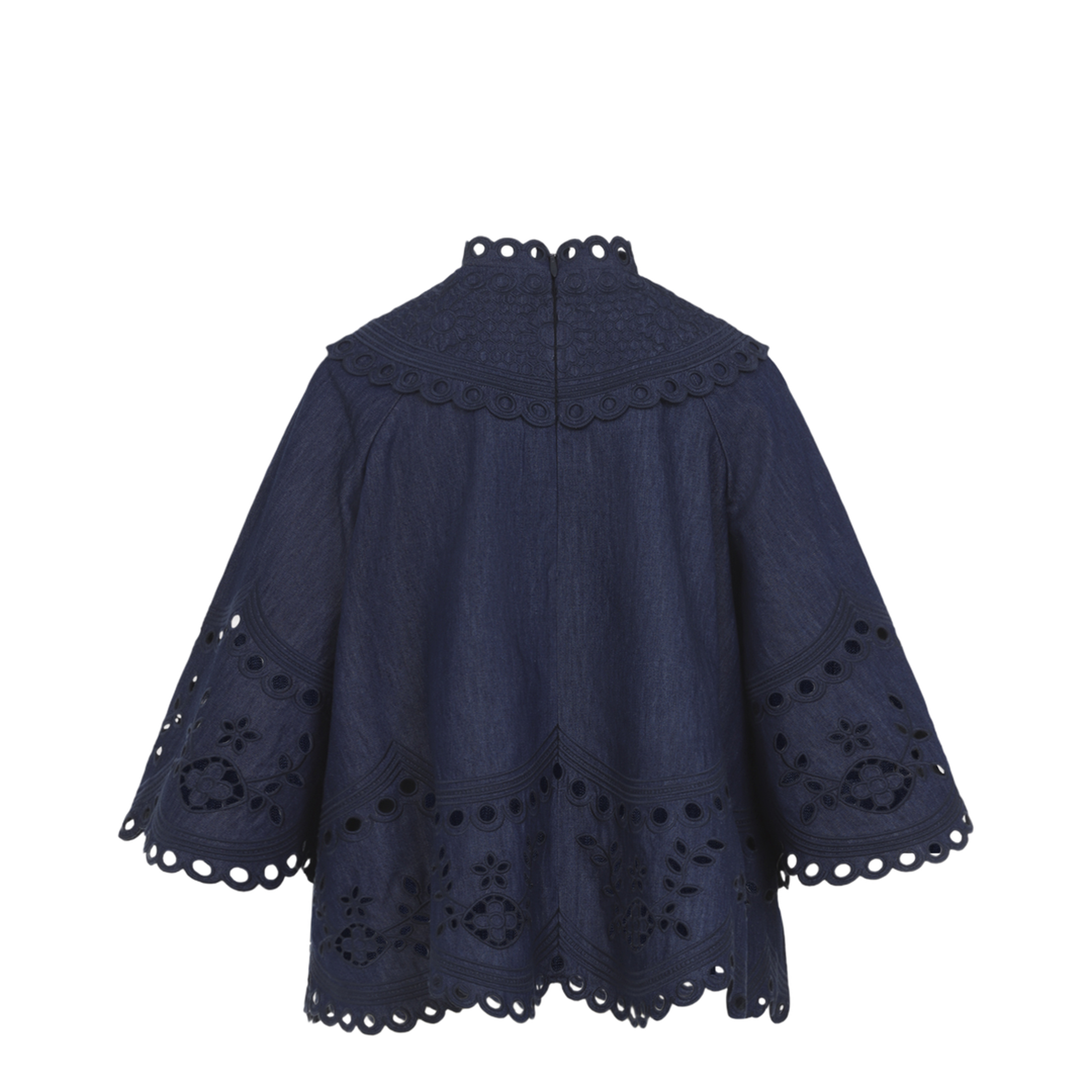 Mahon Broderie Denim Top - Image 4