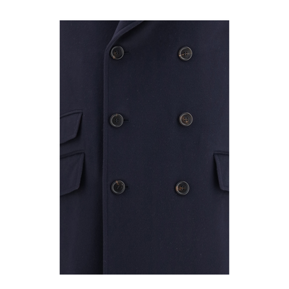 Double Breasted Wool Coat - Image 3
