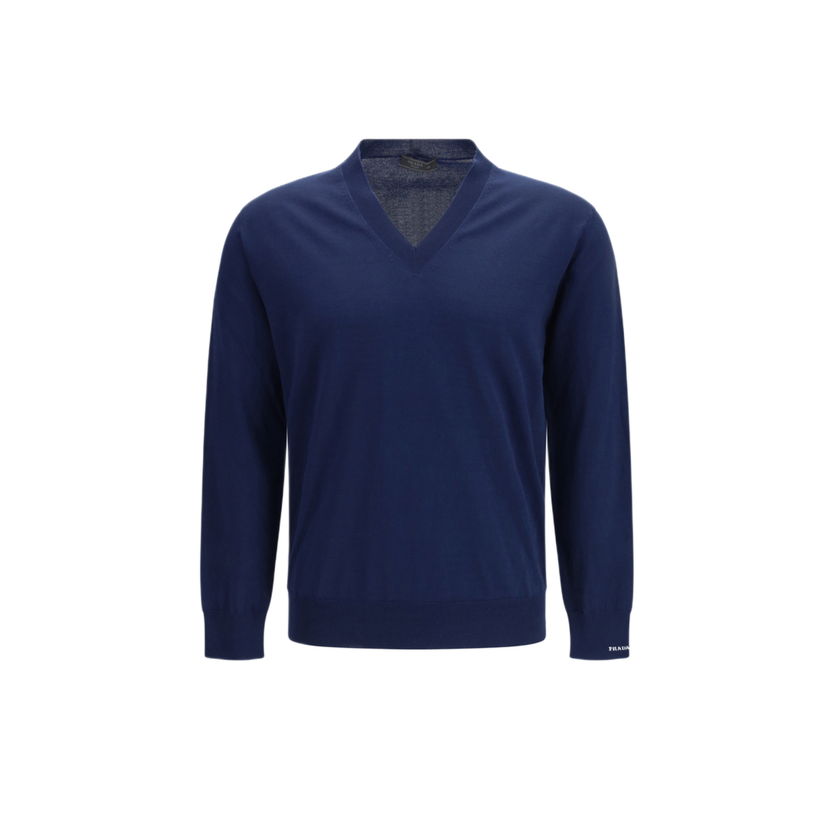 Midnight Blue Cotton Sweater - Image 1