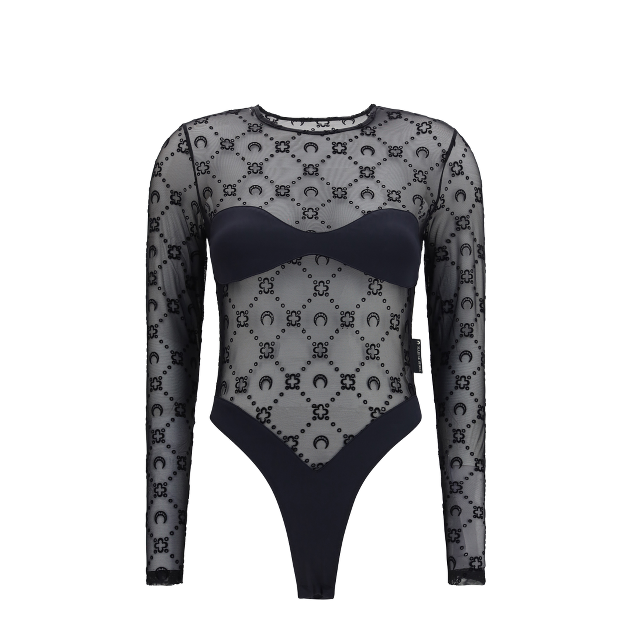 Mesh Body with Moon Motif - Image 1