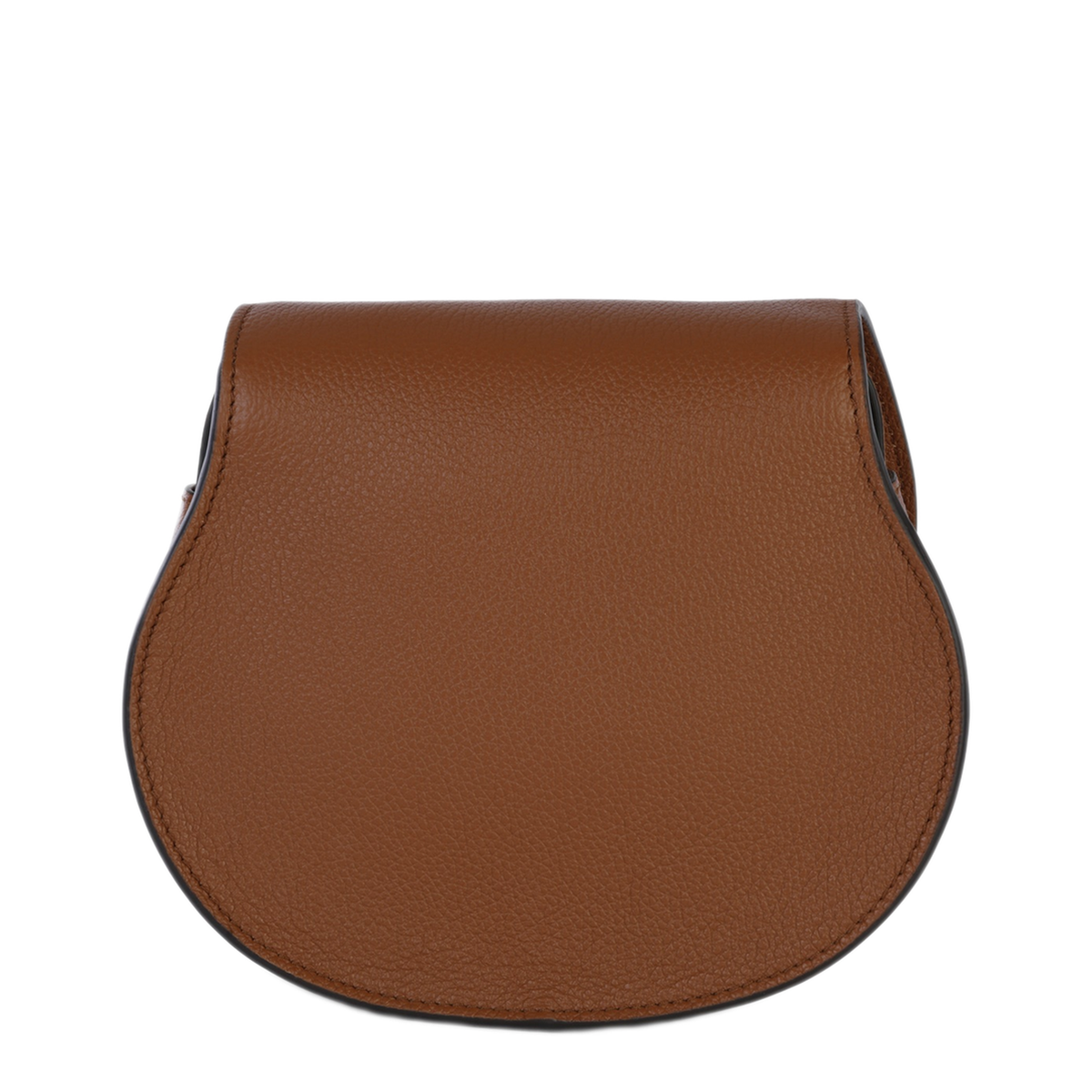 Marcie Small Grained Leather Shoulder Bags - Tan - Image 3