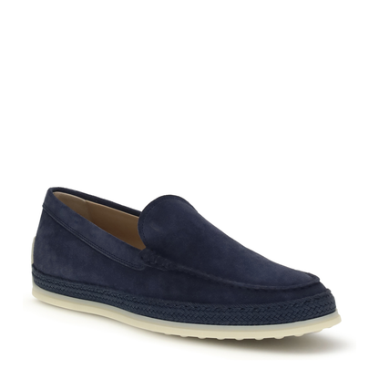 Raffia and Leather Slipper Loafers - Image 2
