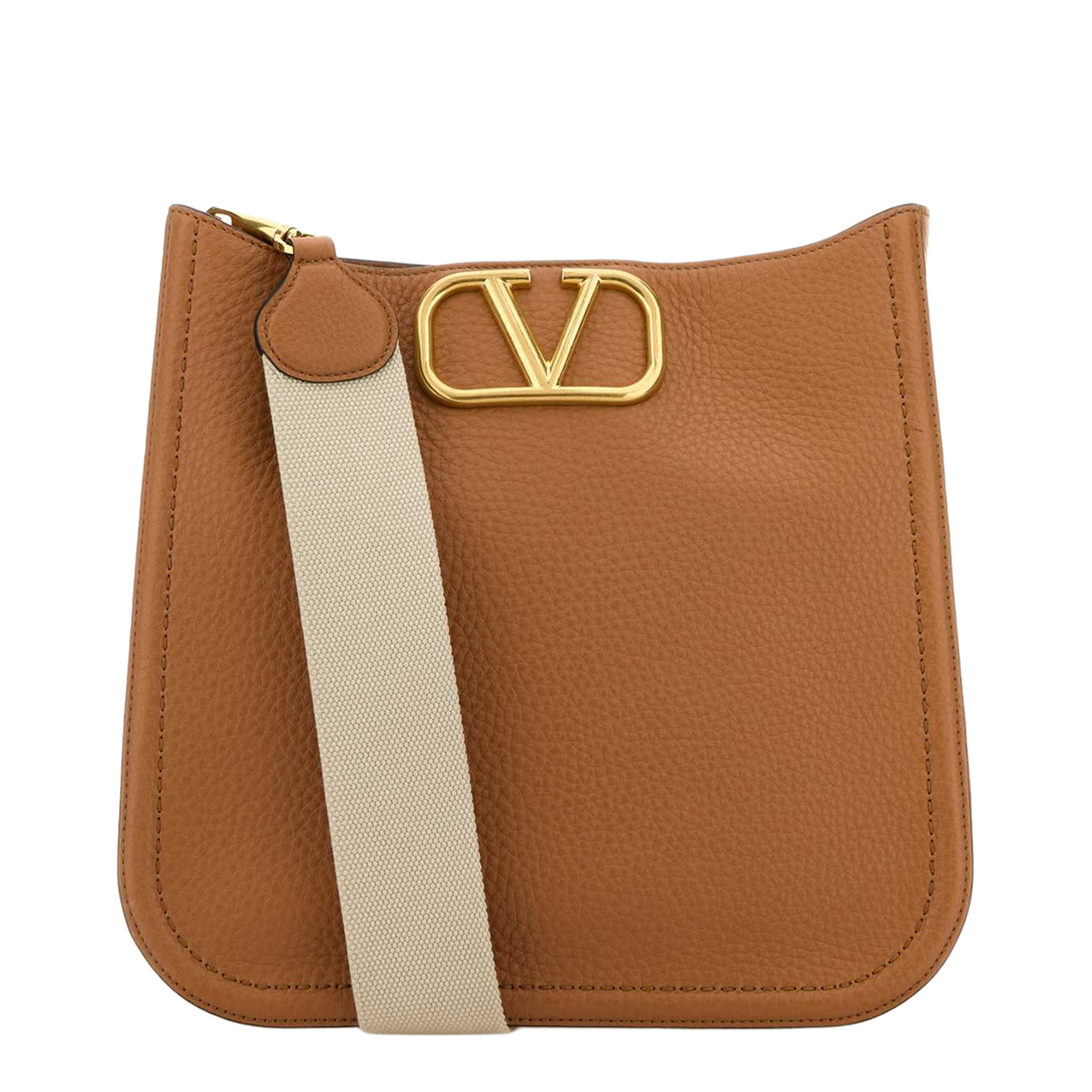Medium Almond Alltime Shoulder Bag - Image 1