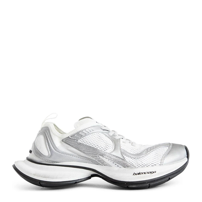Circuit Sneaker in White/Silver - Image 1