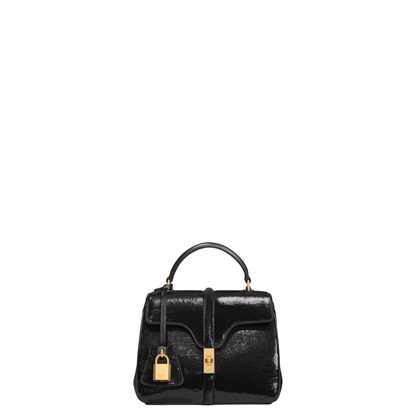 Bag 16 Mini Sequins Leather Black - Image 1