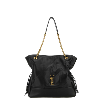 Black Nappa Leather Jamie Bucket Bag - Image 1