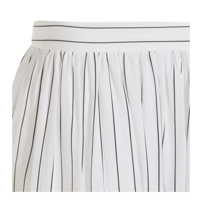 Striped Lightweight Cotton Skirt - Image 4