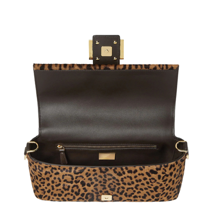 Baguette® Printed Cavallino Calfskin Bag Brown - Image 4