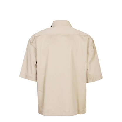 Cotton Shirt - Beige - Image 2