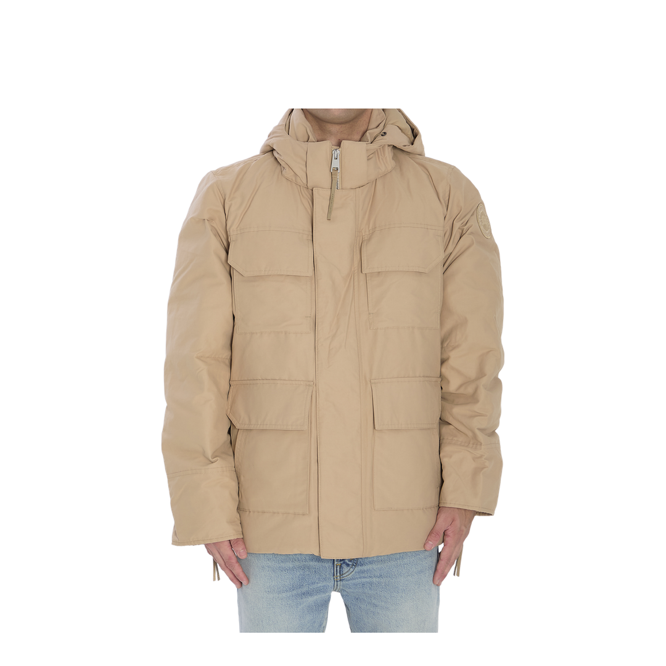 Maitland Parka In Beige - Image 5