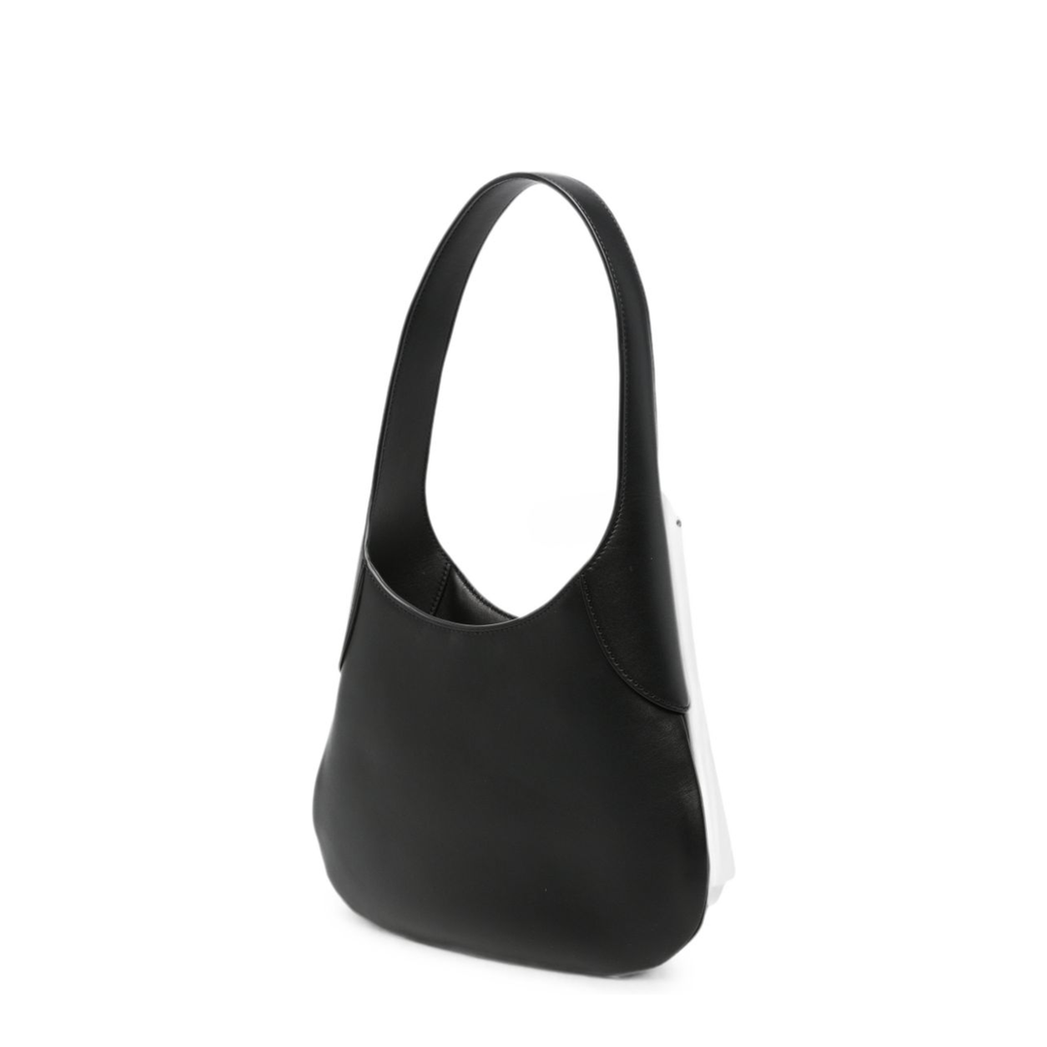 Joan Small Calfskin Hobo Bag - Black - Image 3