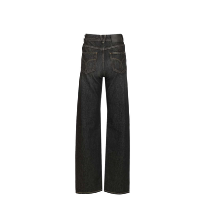 Denim Pants With Studs - Black - Image 2