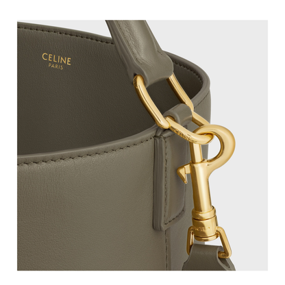 Medium Bucket Louse in Smooth Calfskin - Image 5