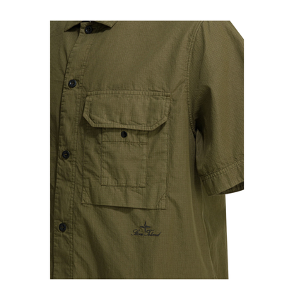 Cotton Short-Sleeved Shirt - Image 4