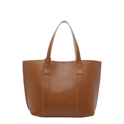 Medium Calfskin Bag - Brown Leather - Image 3