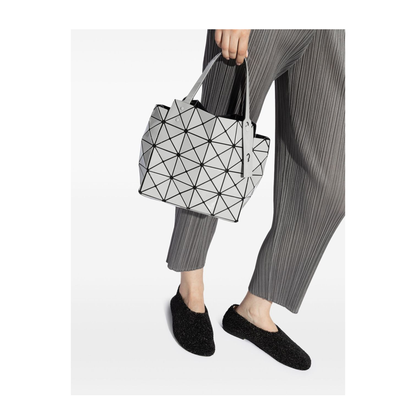 Carat Small PVC Top Handle Bag - Grey - Image 2