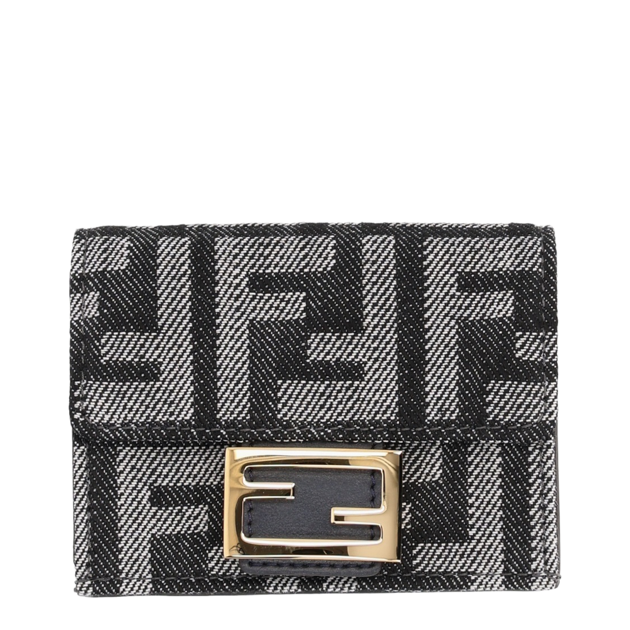 Baguette Micro Trifold Fabric Blue - Image 1