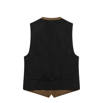 Brown Wool and Mohair Vest - Image 2