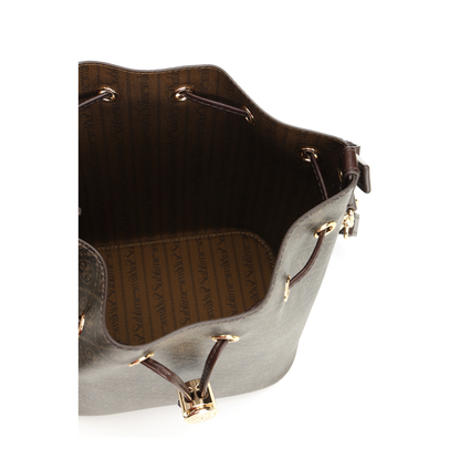 T Monogram Coated Canvas Bucket Bag - Image 4