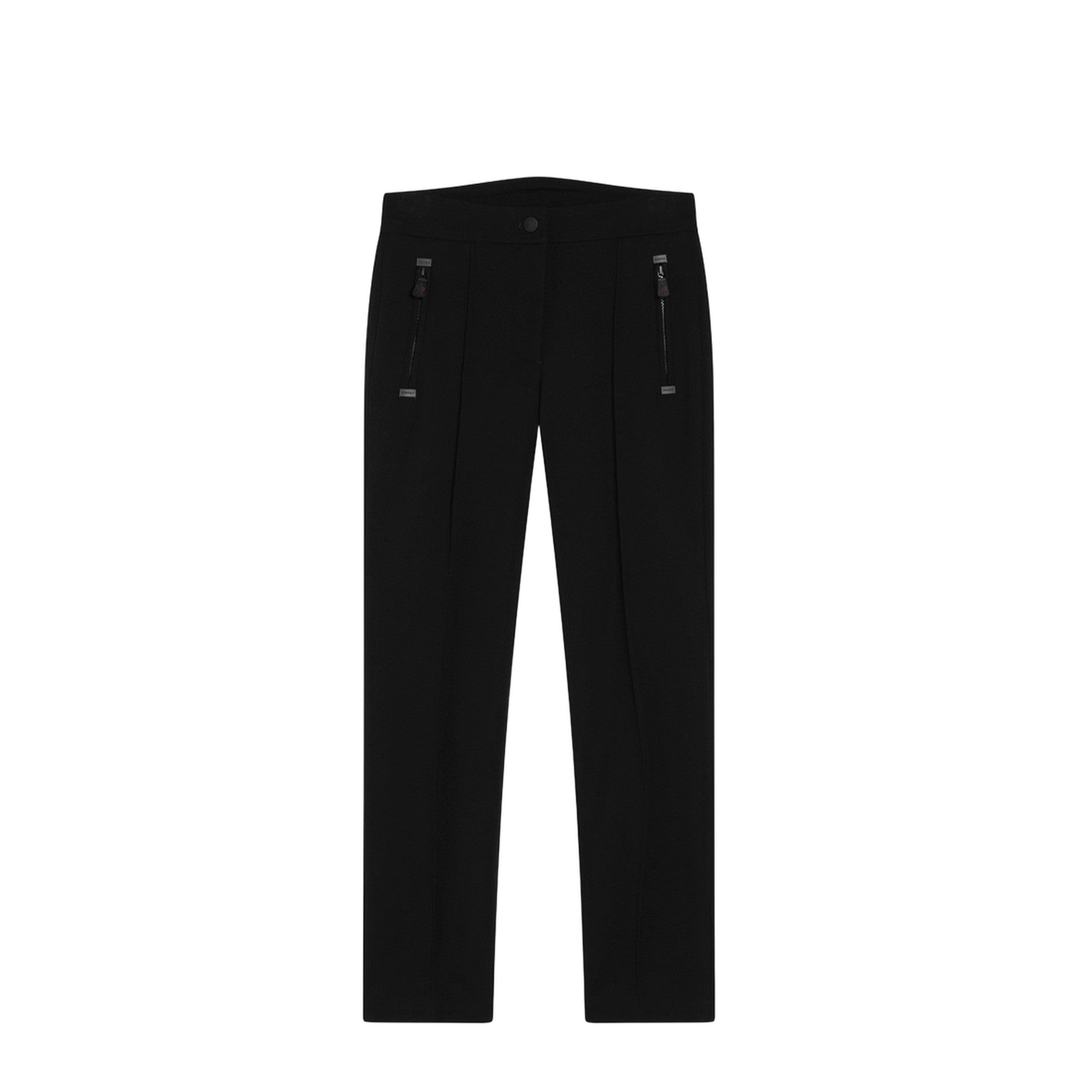 Black Stretch Nylon Blend Leggings - Image 1