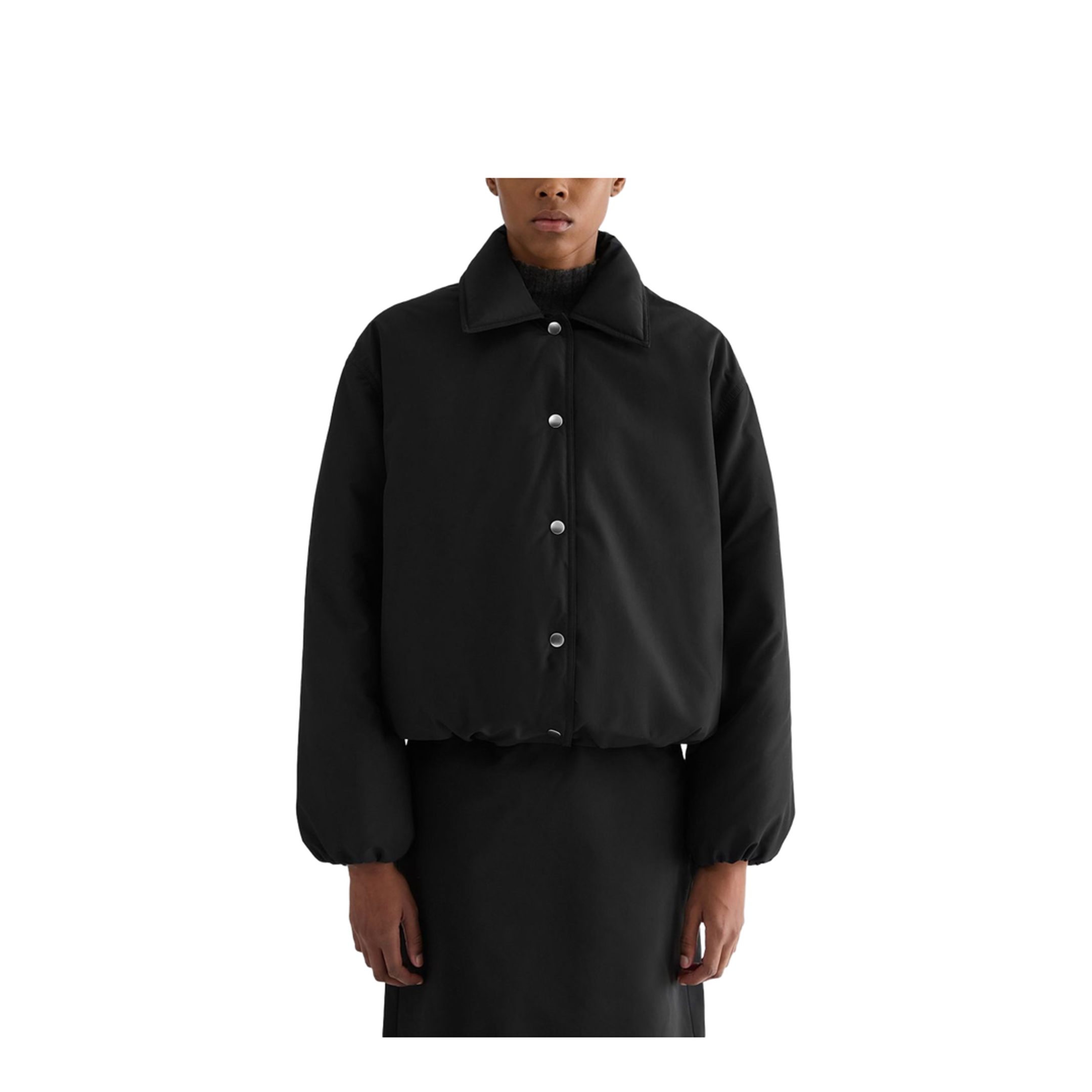 Hooded Fur Padded Jacket - Image 3
