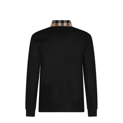 Beige Polo Shirt With Long Sleeves - Image 2