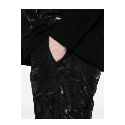 Sequined Tulle Midi Skirt - Image 4