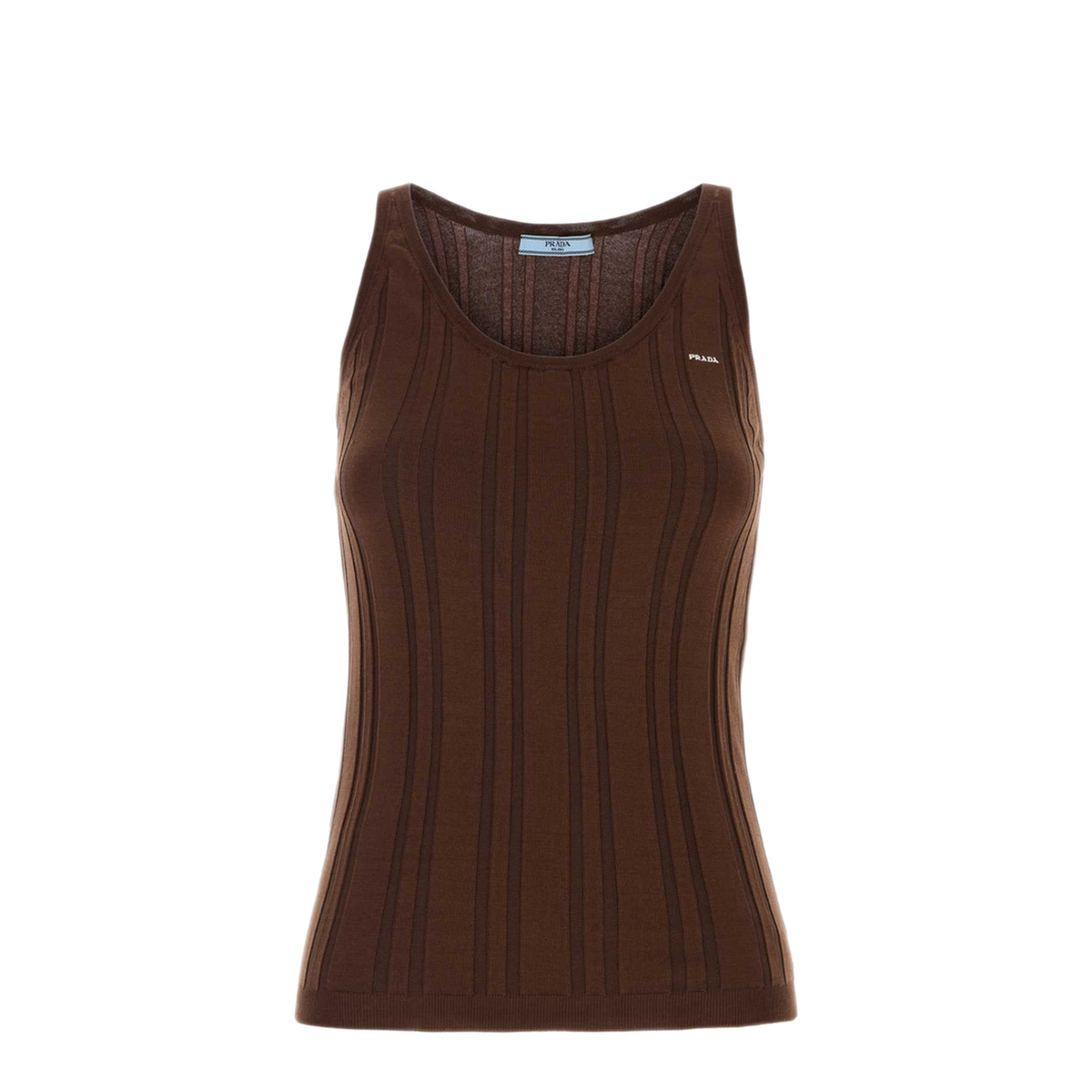 Ribbed Knit Tank Top - Image 1