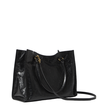 Le City Small Arena Lambskin Tote Bag - Black - Image 2