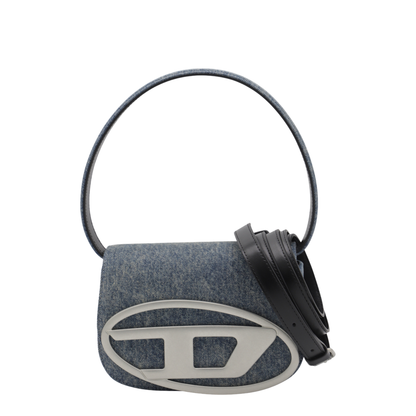 1DR Denim Shoulder Bag - Clear Blue - Image 2