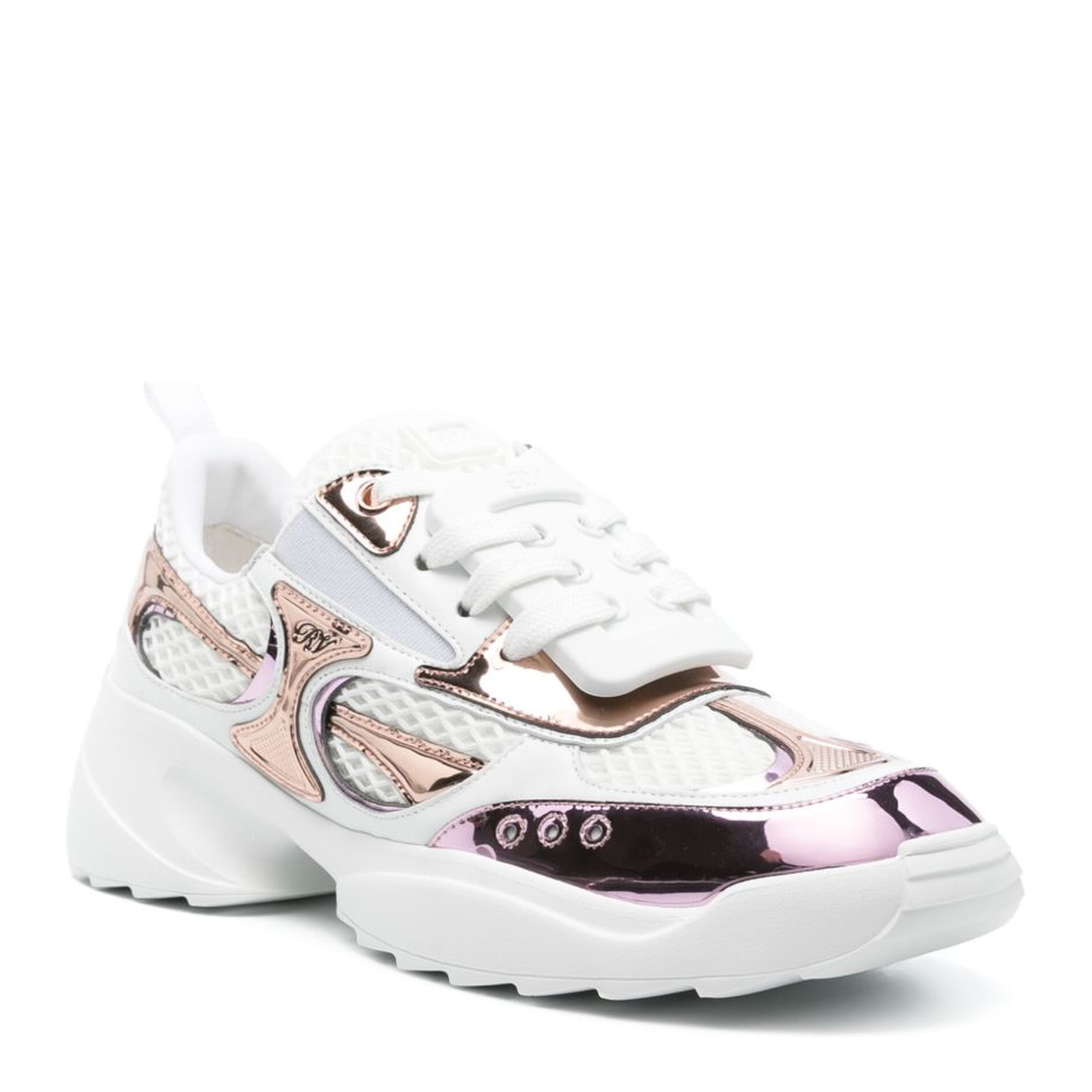 Viv' on the Run Sneakers in Leather and Fabric - Image 3