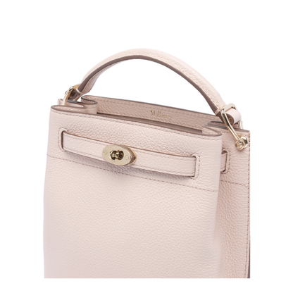 Leather Bucket Bag with Logo - Image 4