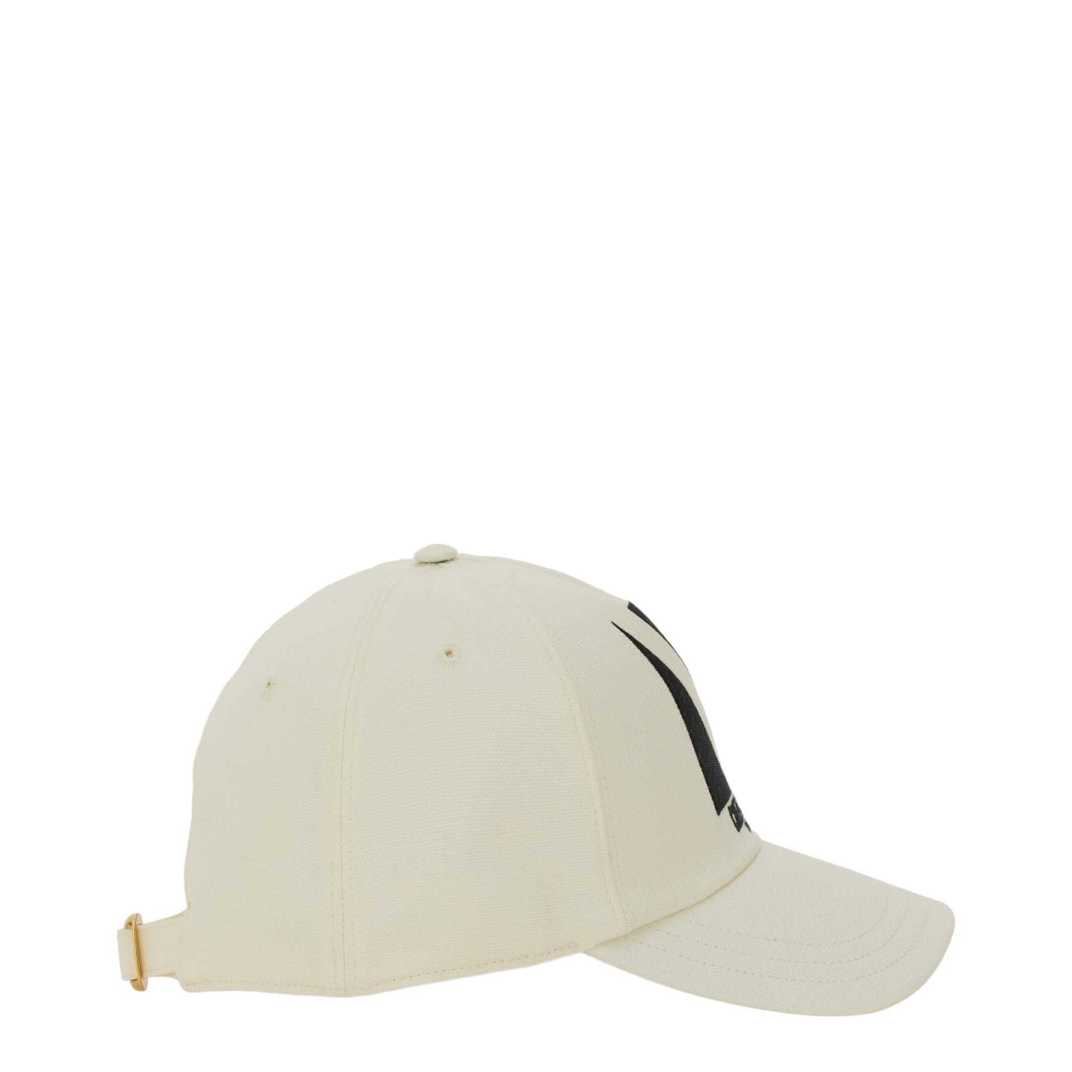 Ivory Cotton Baseball Cap - Image 2