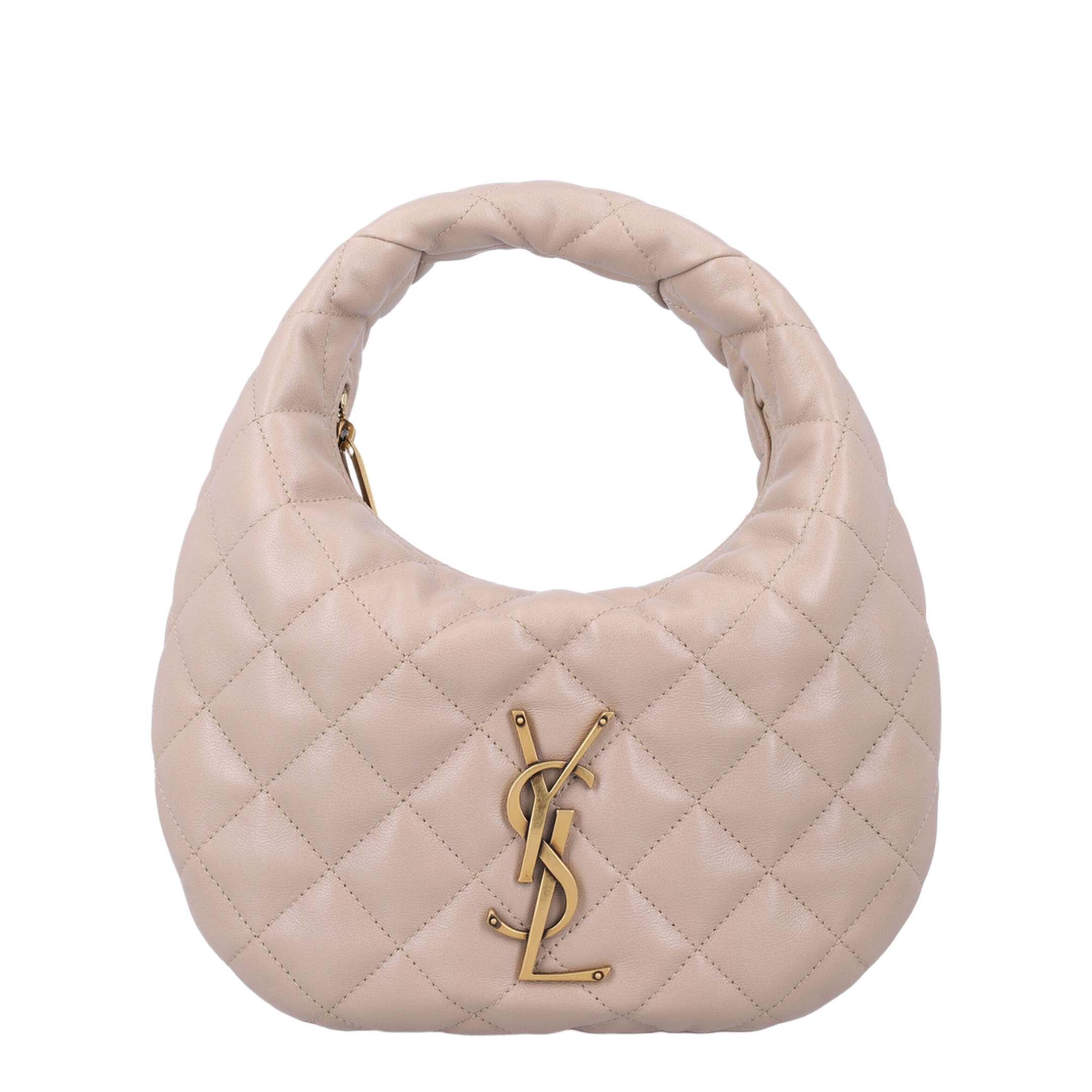ICARINO in quilted nappa in Beige - Image 1