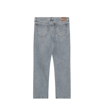 Washed-effect jeans in organic denim - Image 2