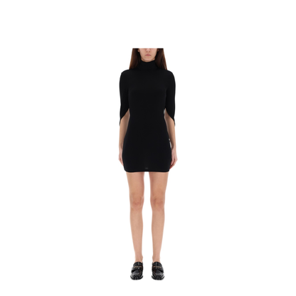 MINI DRAPED DRESS - Image 4