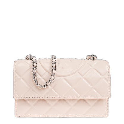 Fleming Small Shoulder Bag Leather Pink - Image 1