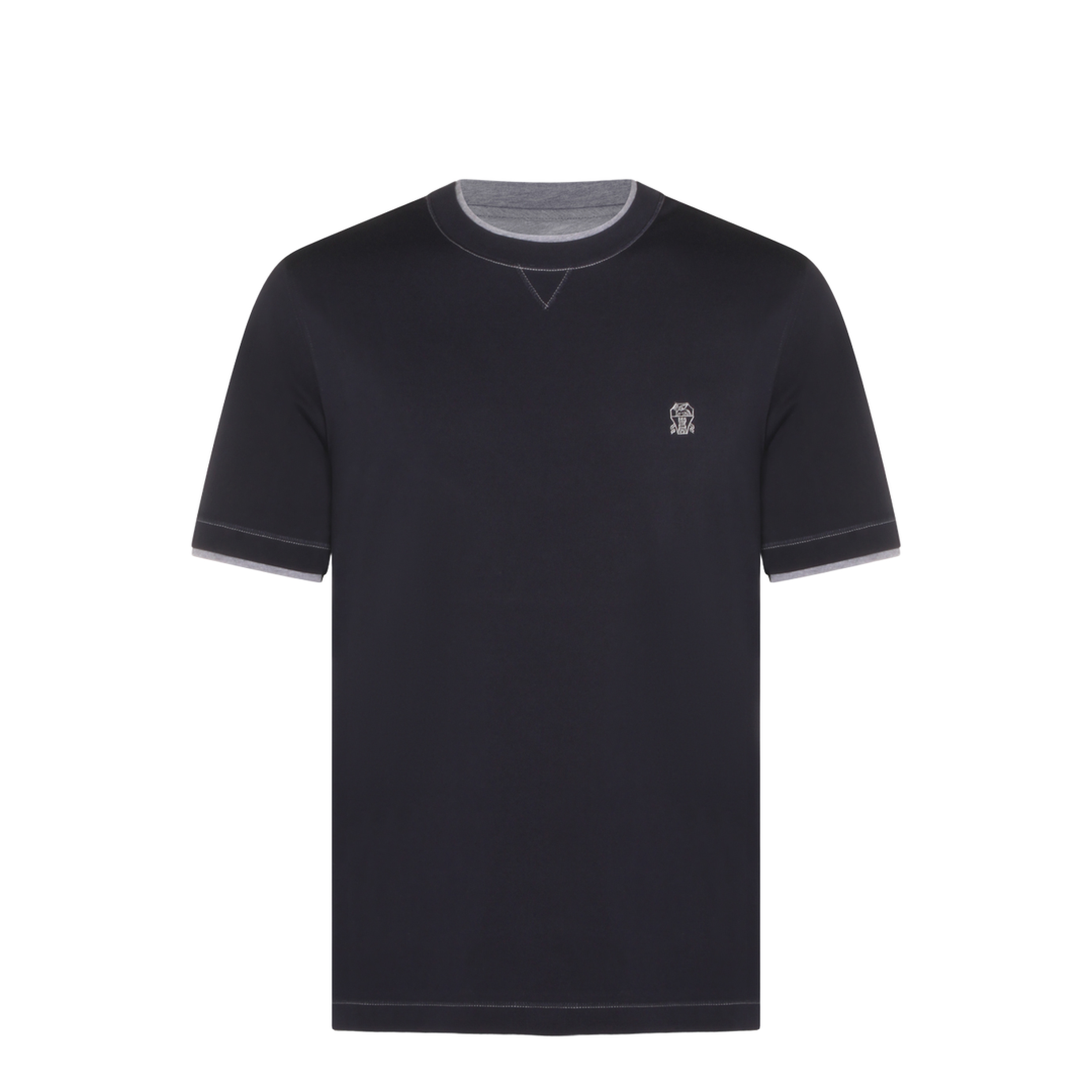 Logo Cotton T-Shirt Black - Image 1