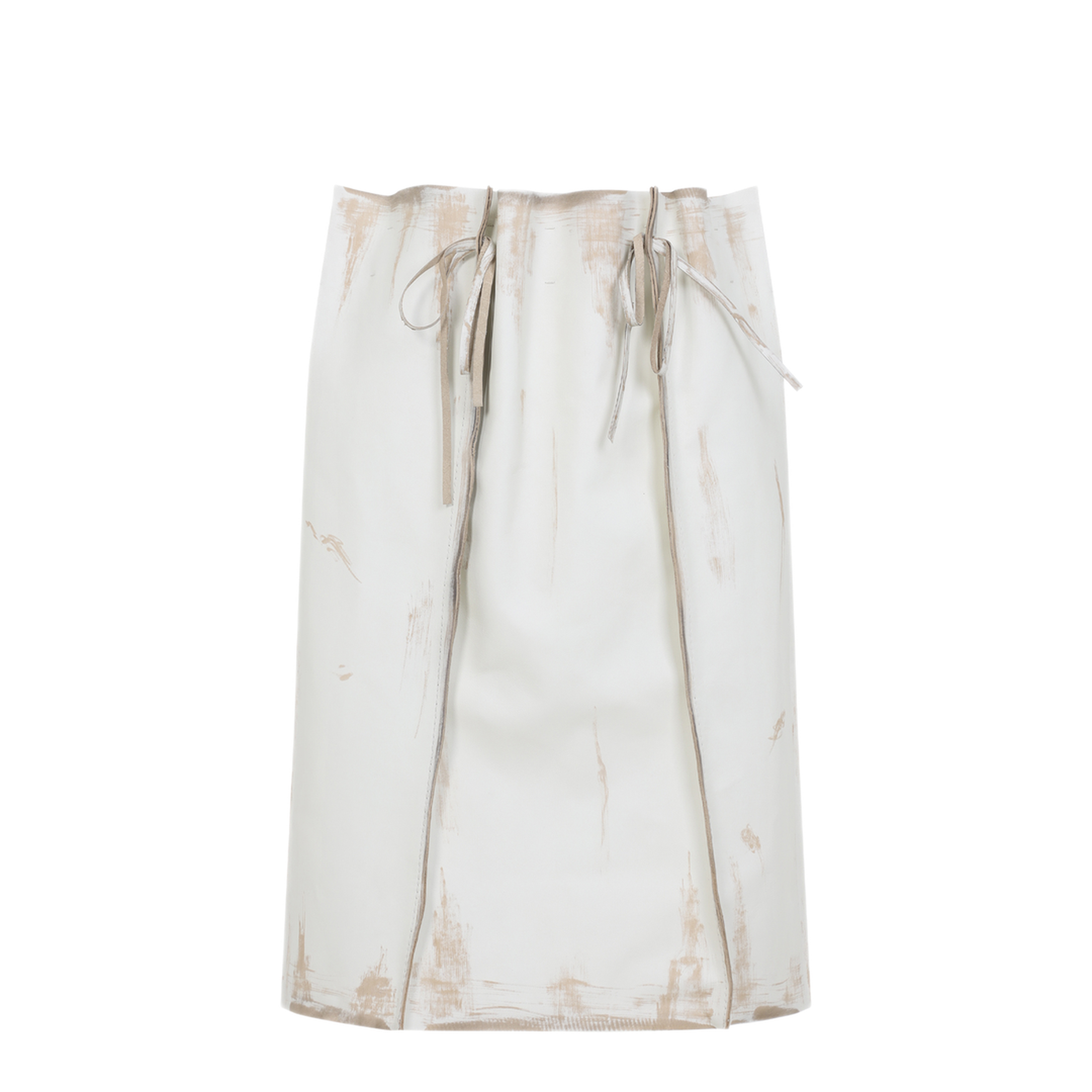 Calf Leather Midi Skirt - Image 2