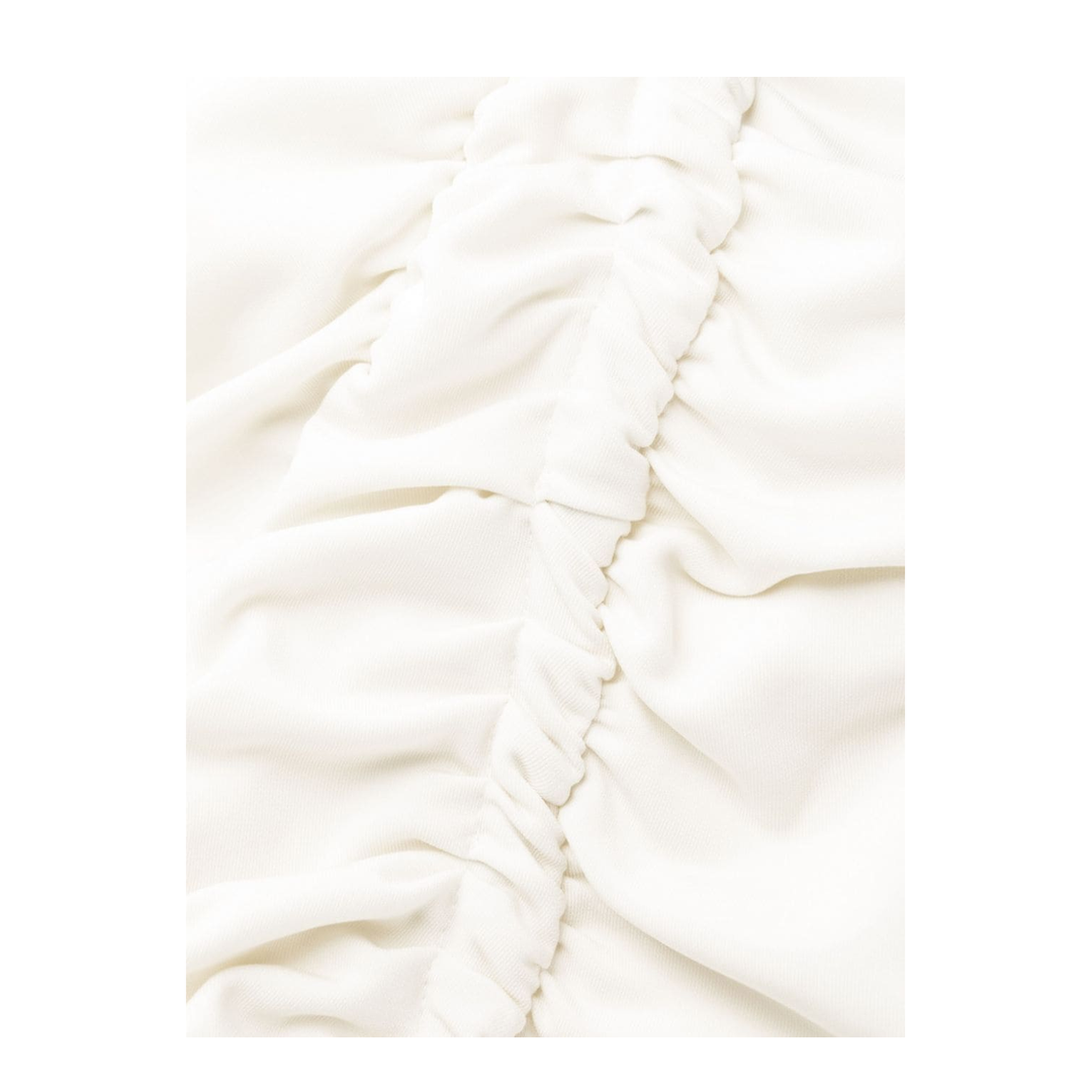 Asymmetric Ruched Minidress - Image 3