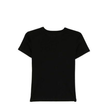 Cotton T-Shirt with Logo Embroidery - Image 2