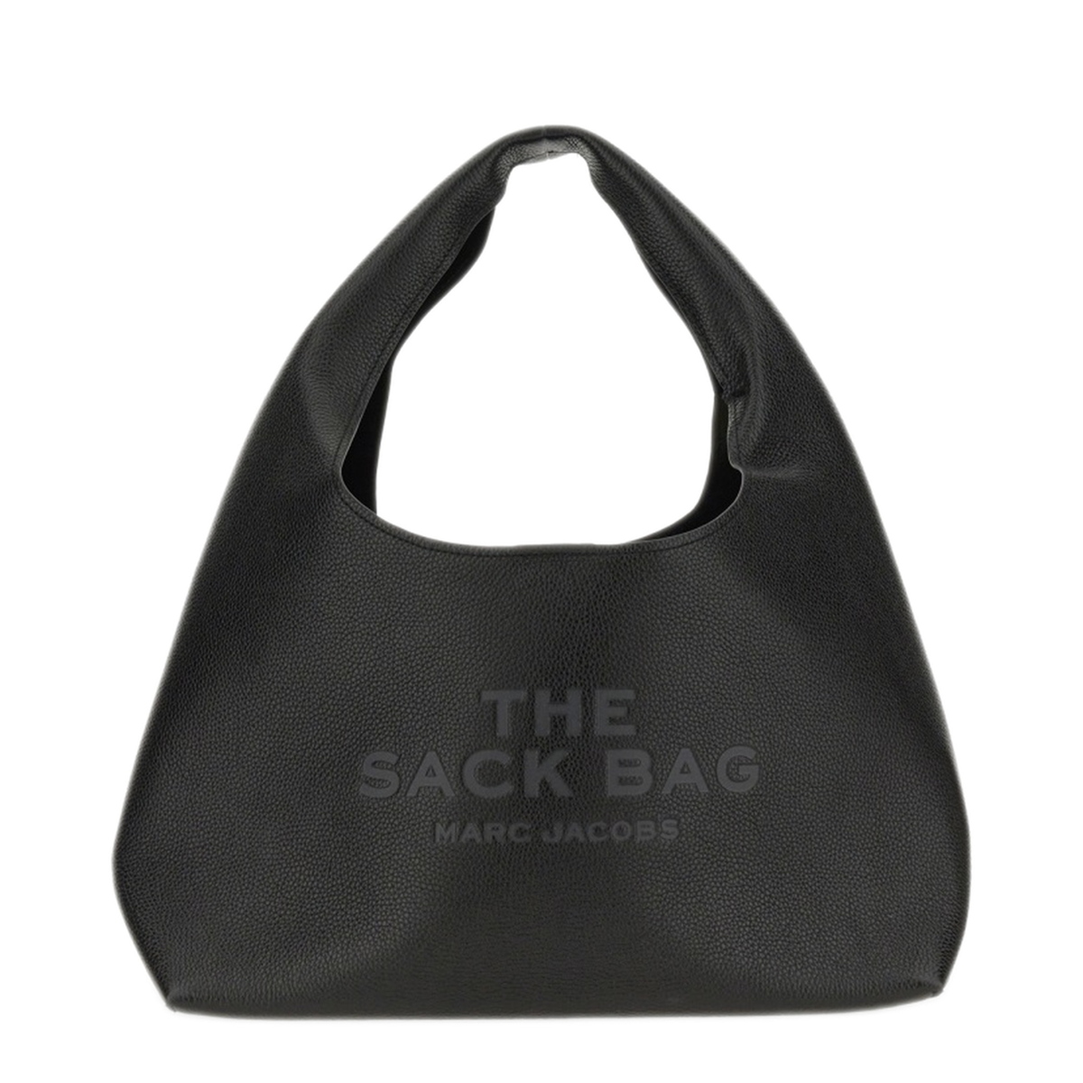 Full-Grain Leather Handbag - Black - Image 2