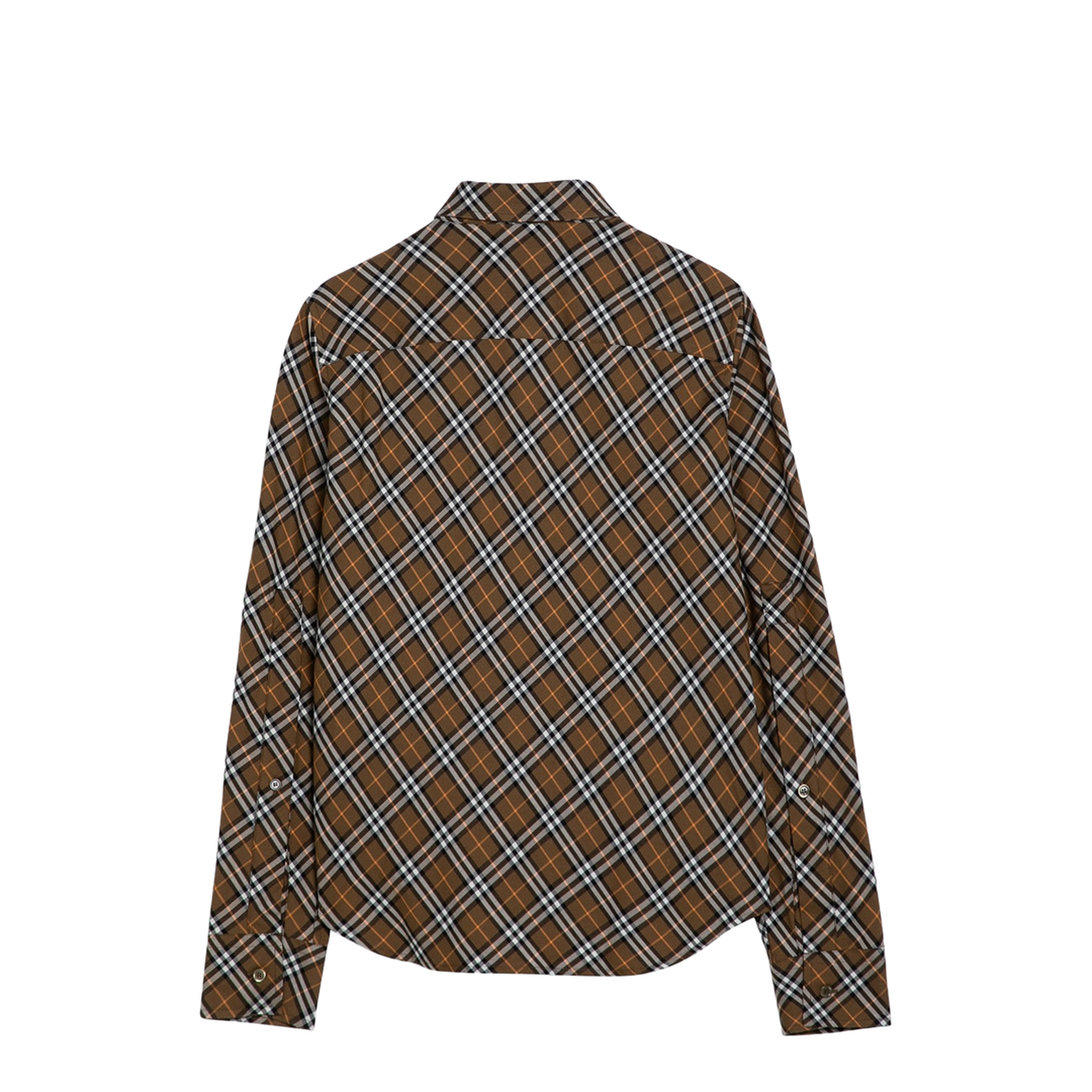 Oxid-Coloured Check Cotton Shirt - Image 2