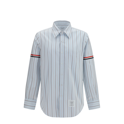 Fine-striped Grosgrain Poplin Shirt - Image 1