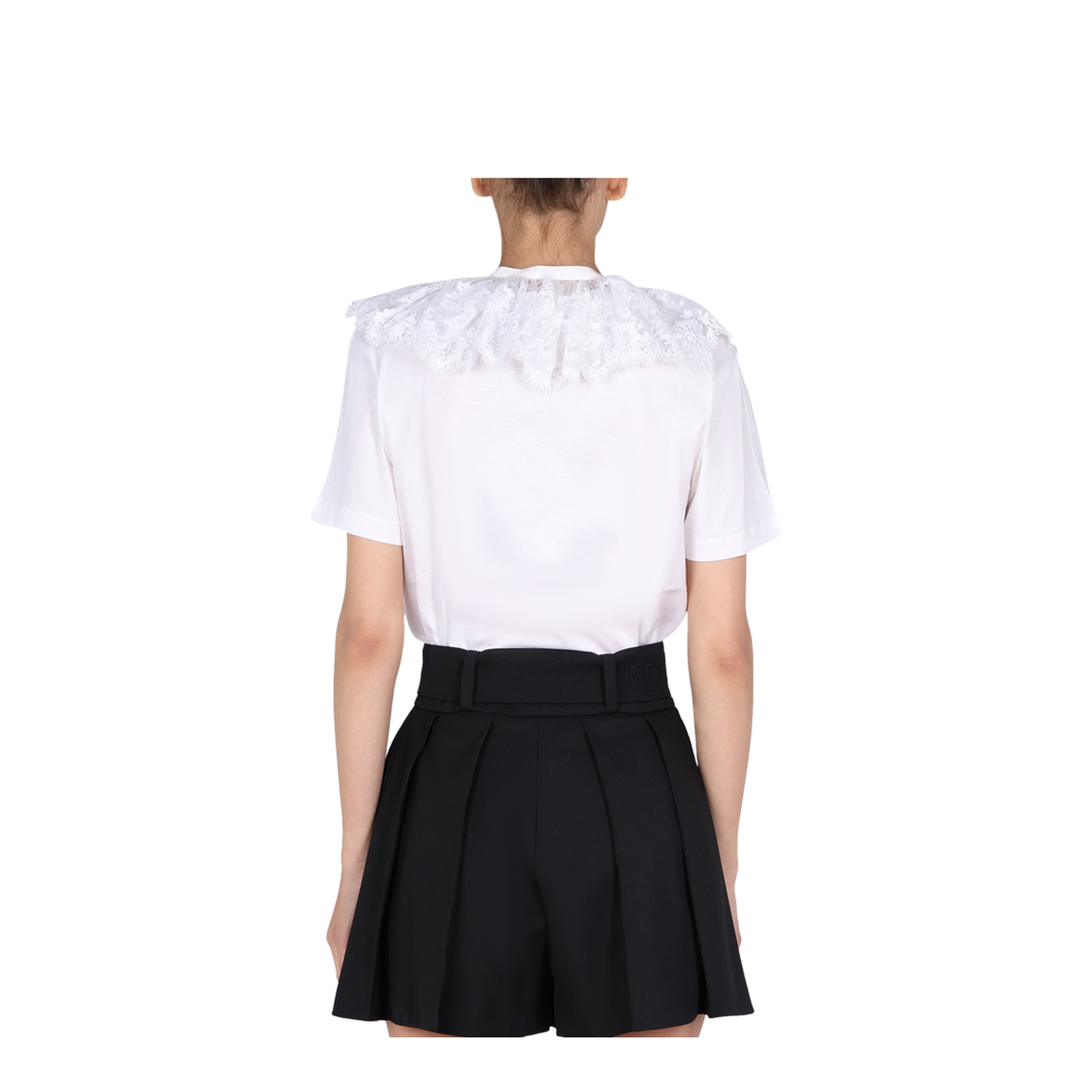 Lace Embroidery T-Shirt - Image 2