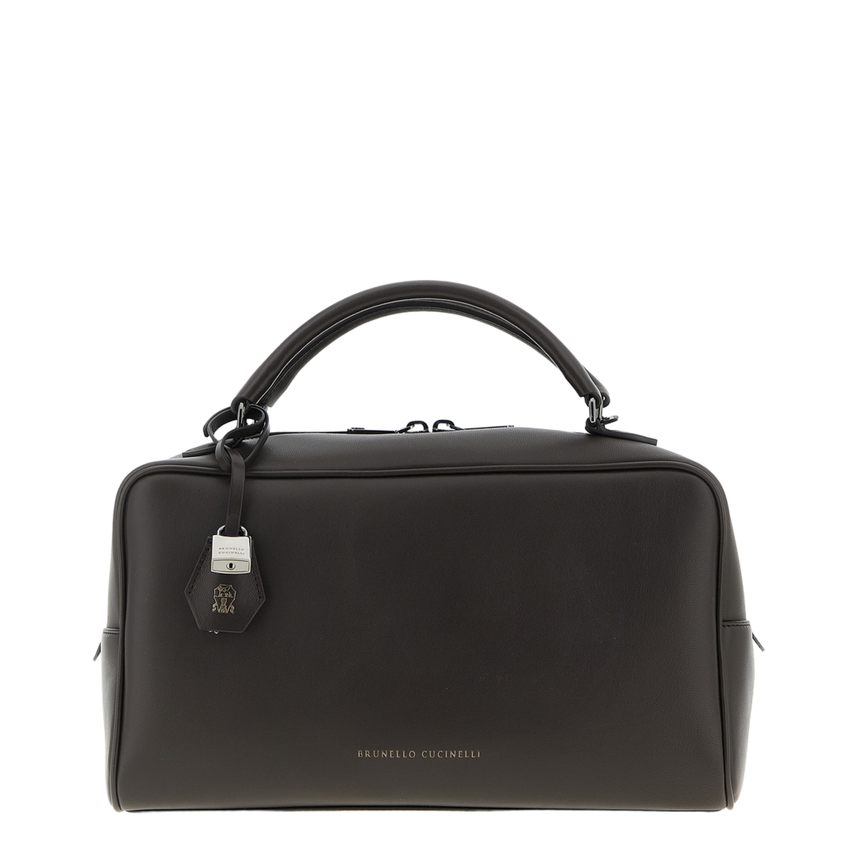 Boston Explorer Nappa Leather Handbag - Rust Brown - Image 1