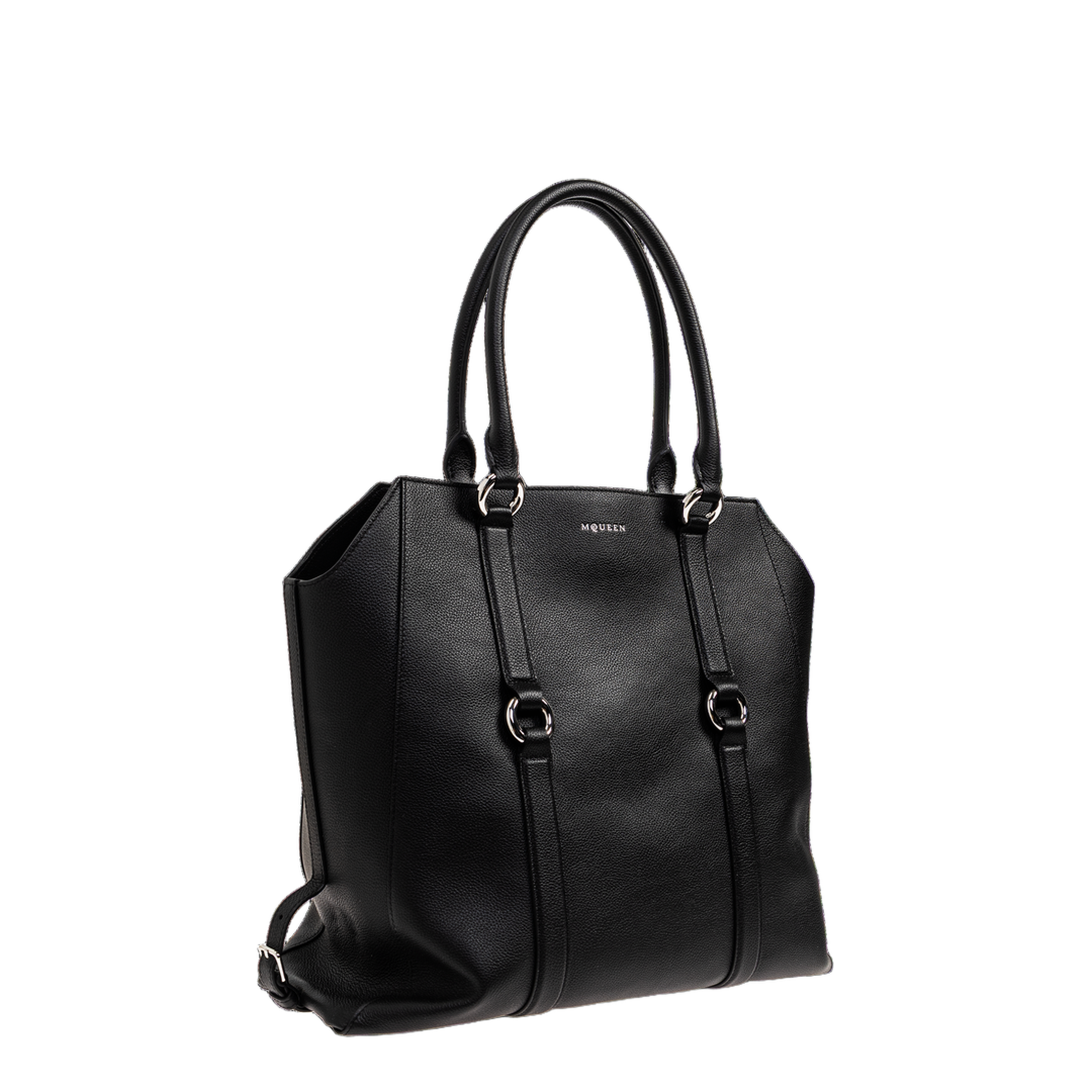 Farringdon Calfskin Shopper Bag - Black - Image 4